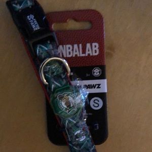 Dog collar small Celtics